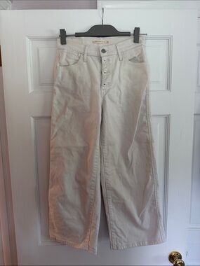LEVI’S Mile High Cropped Wide Leg Jeans